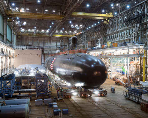 Virginia-class submarine.  Courtesy General Dynamics.