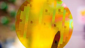 A SiC wafer. Courtesy GE Aerospace.