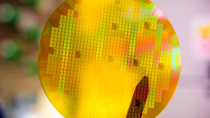 A SiC wafer. Courtesy GE Aerospace.