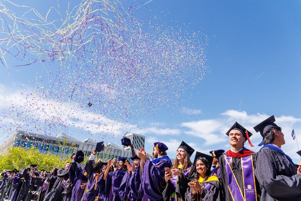 University at Albany 2026 Graduate Commencement Ceremony. UAlbany degree awards were up 10.8 percent. Courtesy UAlbany.